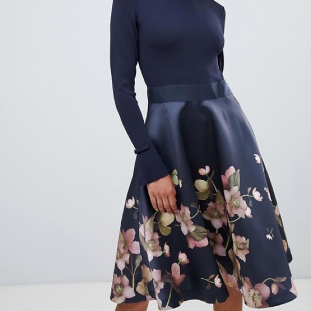Navy blue Ted Baker dress